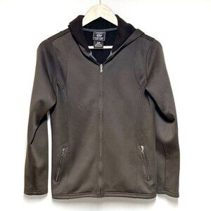 ARIAT Brown Fleece Lined Equestrian Full Zip Hoodie Womens Sz S